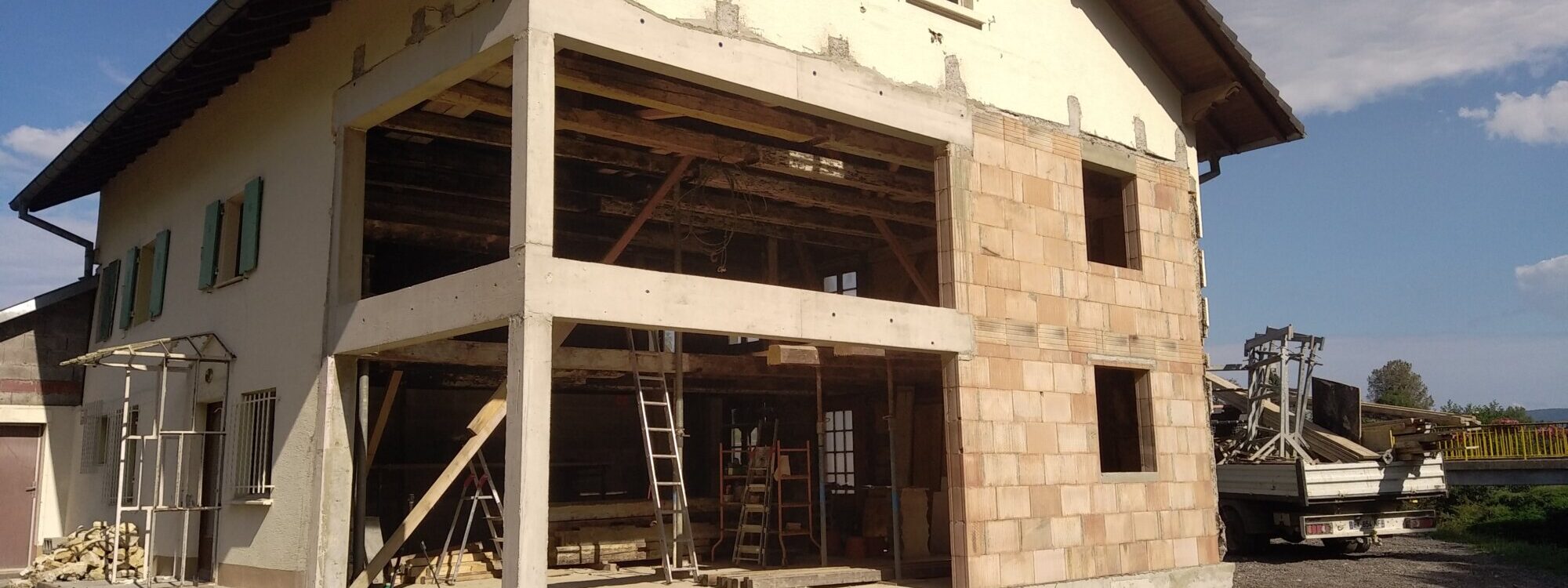 R&eacute;novation, extensions et cr&eacute;ation d’ouvertures &agrave; Feldbach, pr&egrave;s d’Altkirch dans le Sundgau Montb&eacute;liard